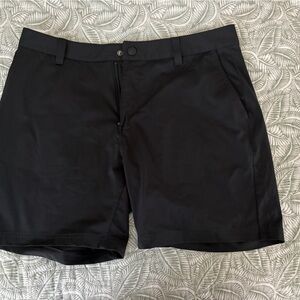 RHONE Charcoal Men's Flat Front Shorts